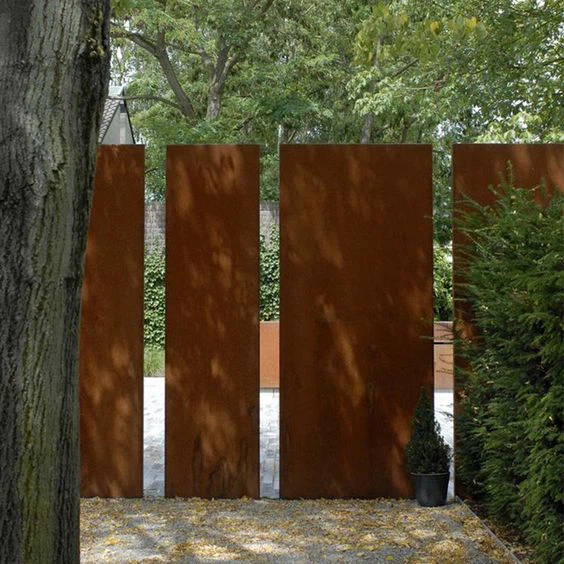 Weathering Steel Fence Weathering Steel Fence