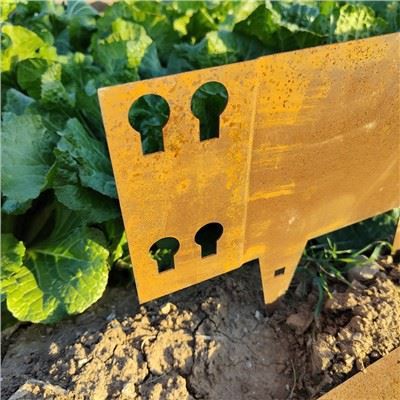 No qazish Landshaft bog 'chegarasi chekka