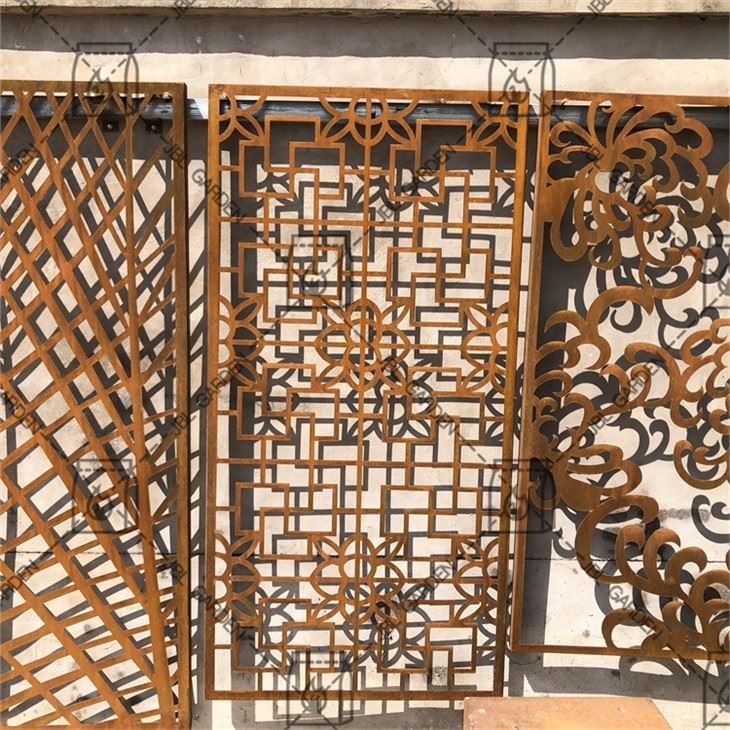 Screen Fence Panels Corten Steel