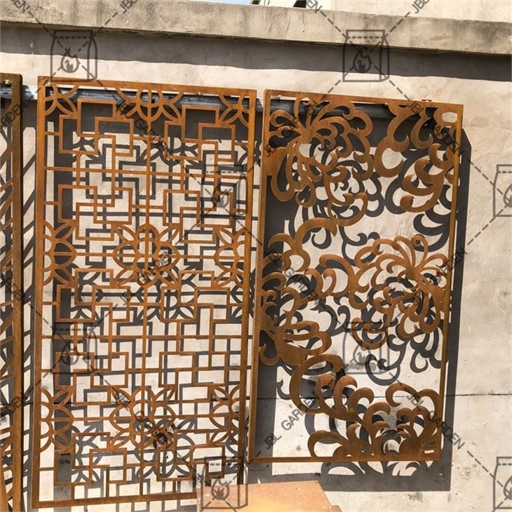 Screen Fence Panels Corten Steel