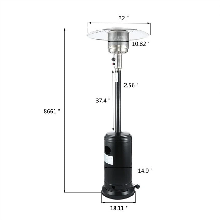 Mushroom Style Patio Heater