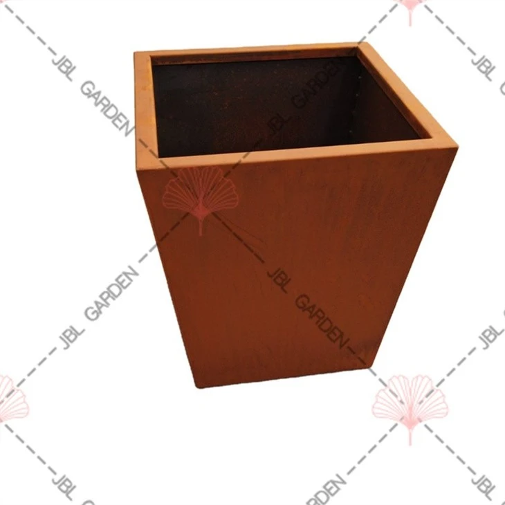 Black Metal Planter Box