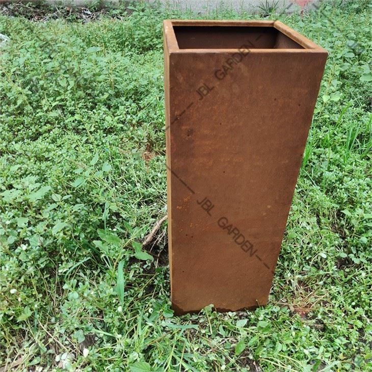 Black Metal Planter Box