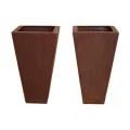Corten Steel Outdoor Cube Planter