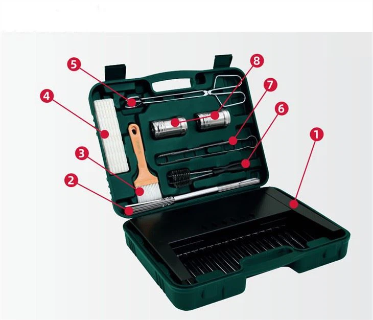 Katlanadigan ochiq pechka to'plami uy qurilishi ko'mir panjarasi