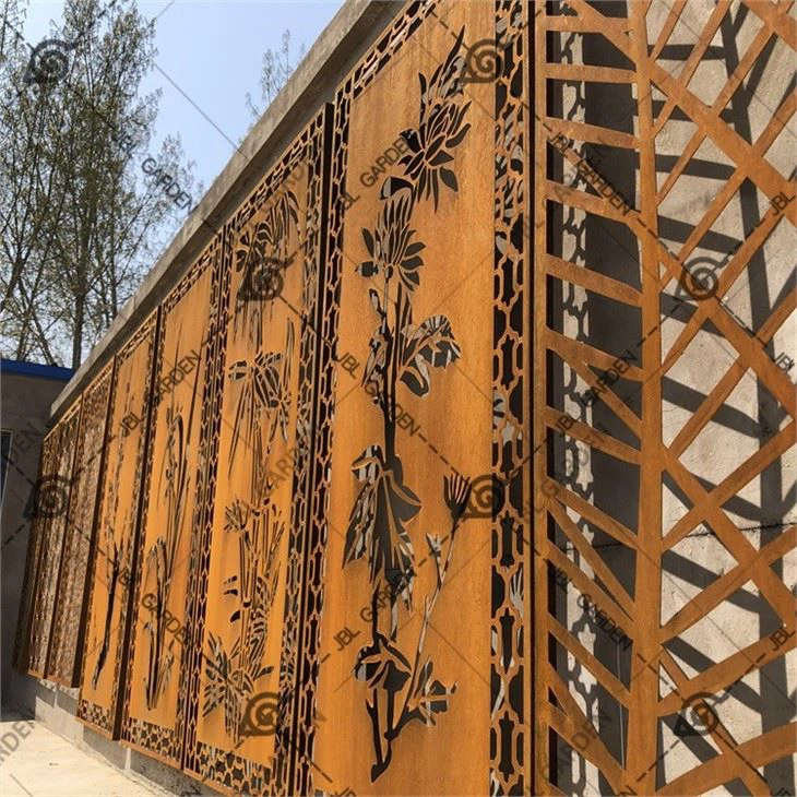 Laser Cut Aluminum Fence For Facade