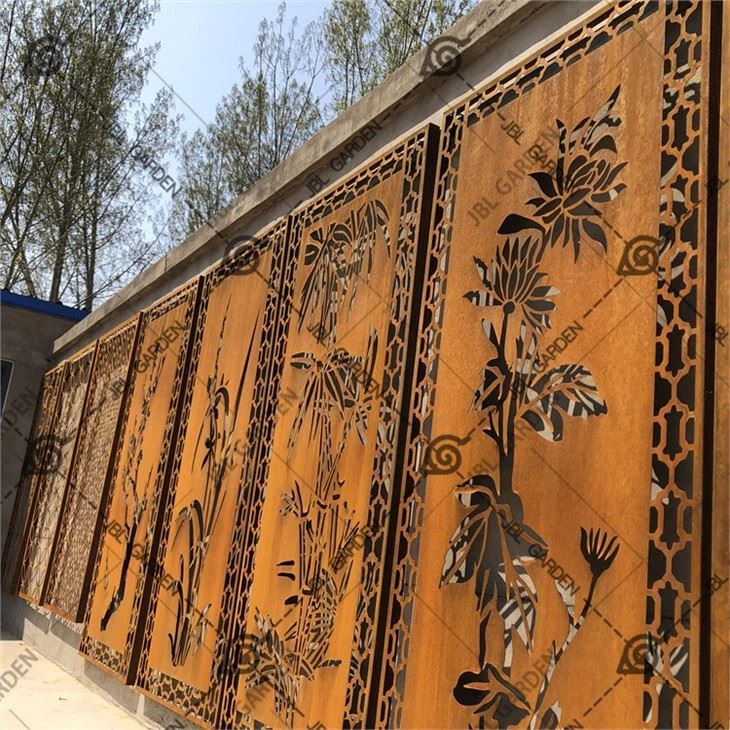 Laser Cut Aluminum Fence For Facade
