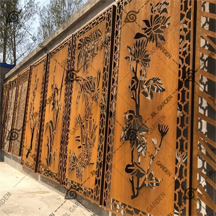 Laser Cut Aluminum Fence For Facade