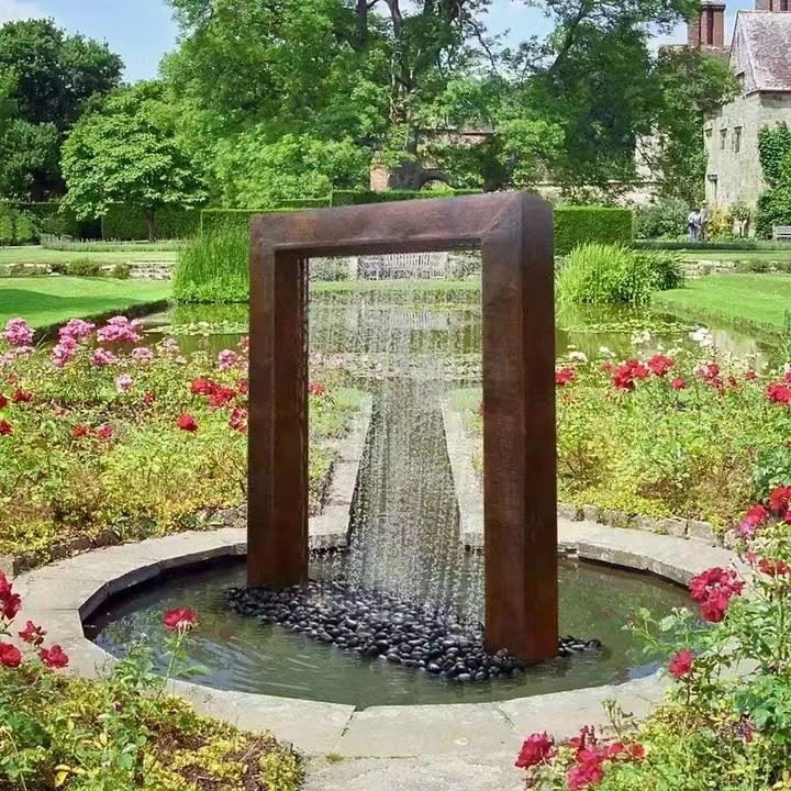 Metal Bowl Water Feature