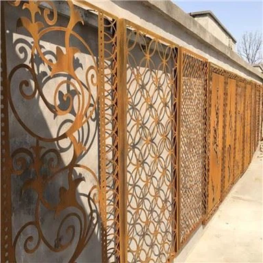 Corten panjara panellari