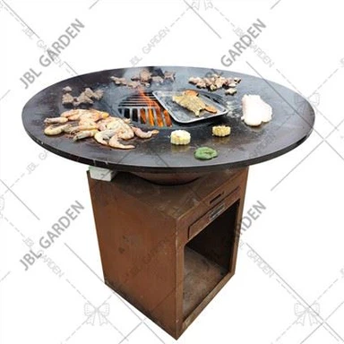 Corten Steel Barbekyu Gril