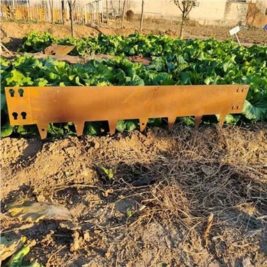 Peyzaj uchun Corten po'latdan yasalgan chekka