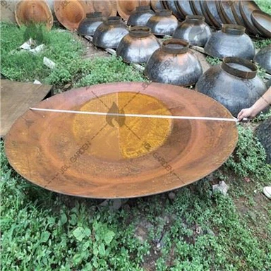 Corten Steel Ochiq olov