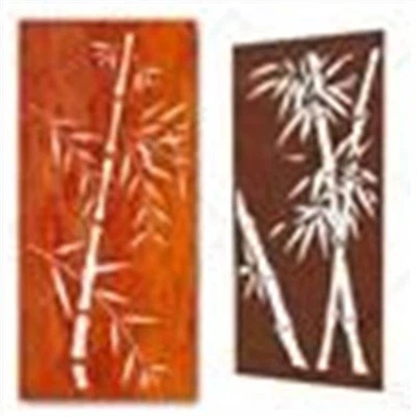 Corten Steel Screen Dekorativ