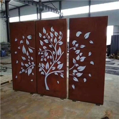Corten po'lat devor panellari