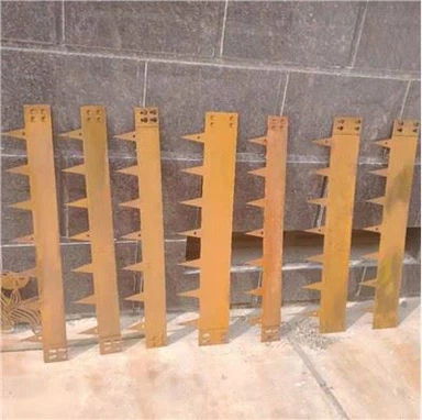 Metall landshaft chekkalarini o'rnatish