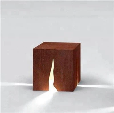 Landshaft Rusty Corten Steel Metall Bollard