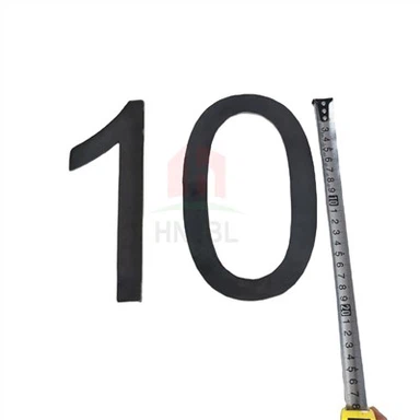 Metall raqamlar - RUSTY yoki TABIY po'latdan yasalgan