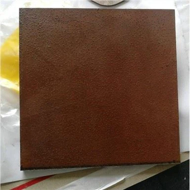 Tabiiy oksidlovchi tugatish Corten po'lat yoki COR-TEN