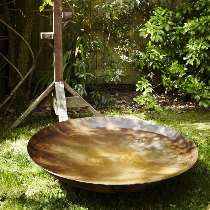 Stainless Steel Fire Pit With Grill