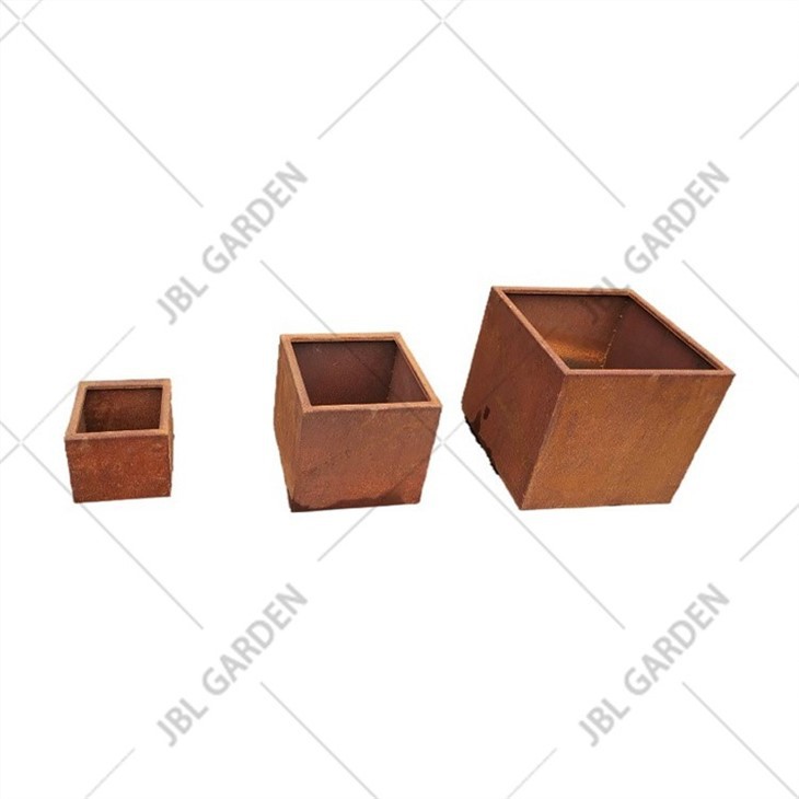 Tall Metal Planters