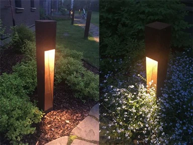 Ochiq yashash joylari Bollard chiroqlari