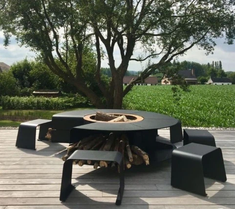 Custom Fire Pit Table