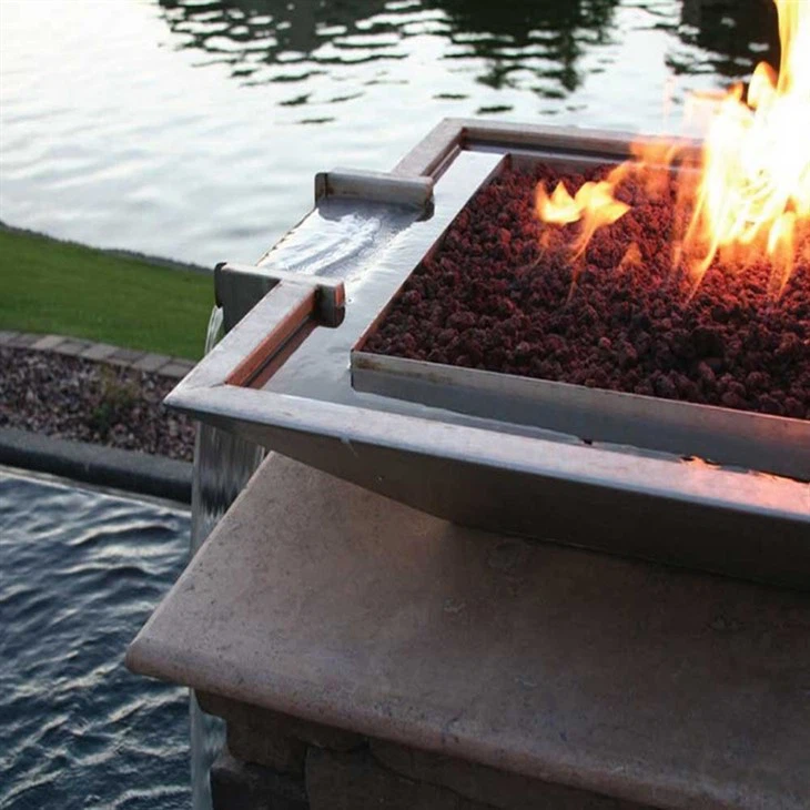 Fire Pit Pool Fountain