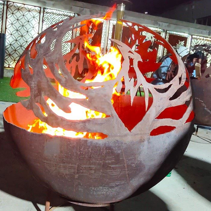 Garden Steel Fireball