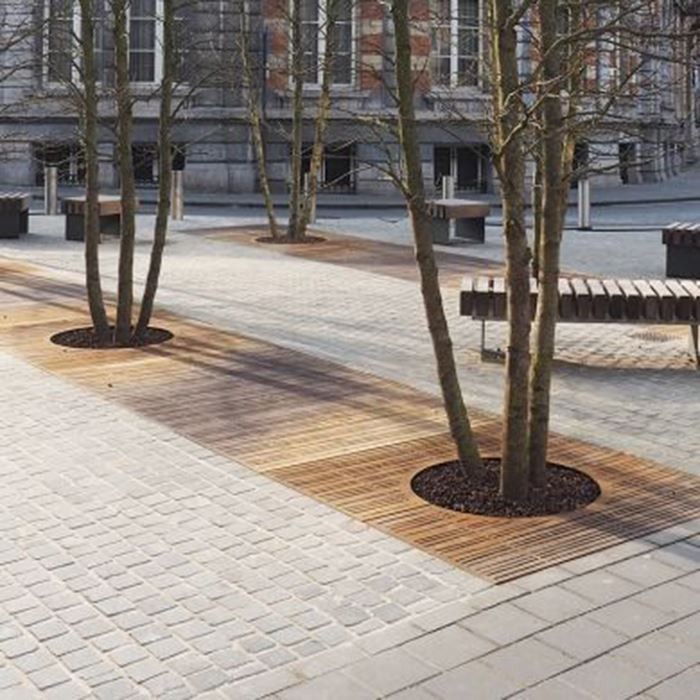 Lazerli kesish po'lat daraxt panjarasi