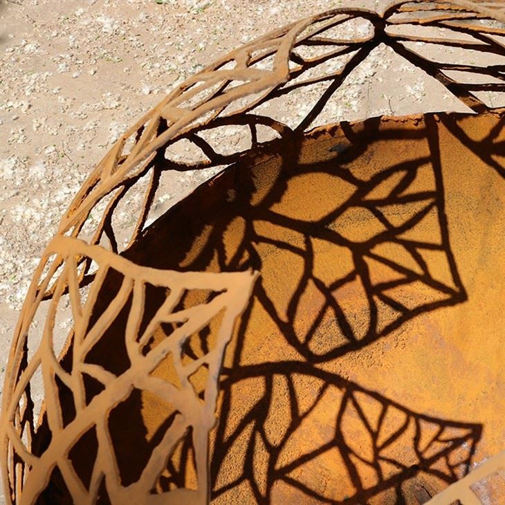 Modern Corten Steel Fireball factory