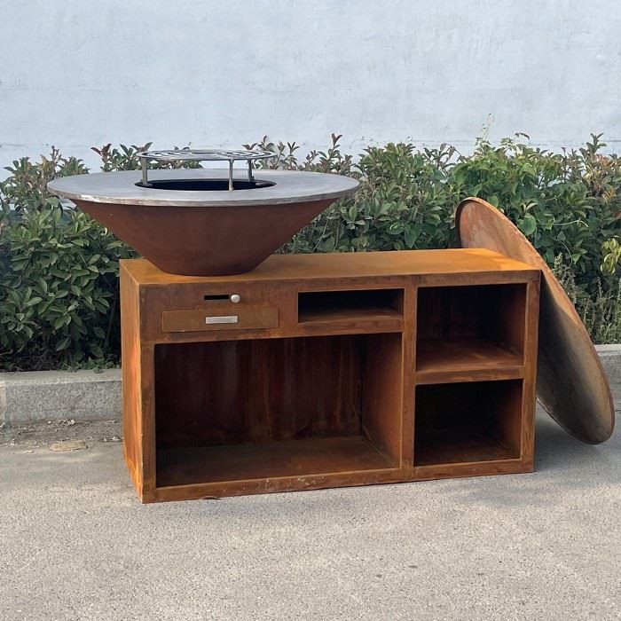 Outdoor Corten Steel BBQ best