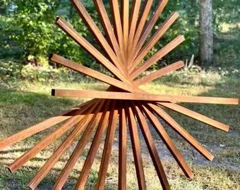Park Decor Corten Steel Sculpture