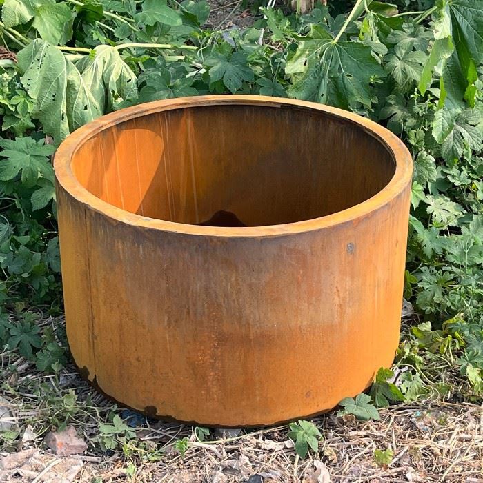 Dumaloq tashqi Corten po'lat ekish mashinasi