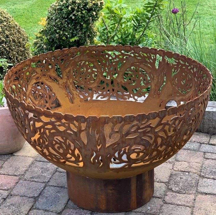 Rusty Fire Pits Bowl
