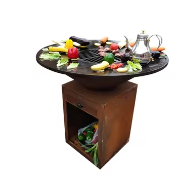 Og'ir Corten Steel Gril
