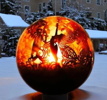 Wood Burning Firepit Fireball factory
